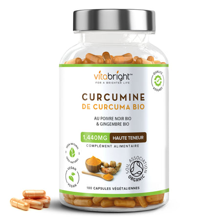 Curcuma riche en curcumine (180 gélules)