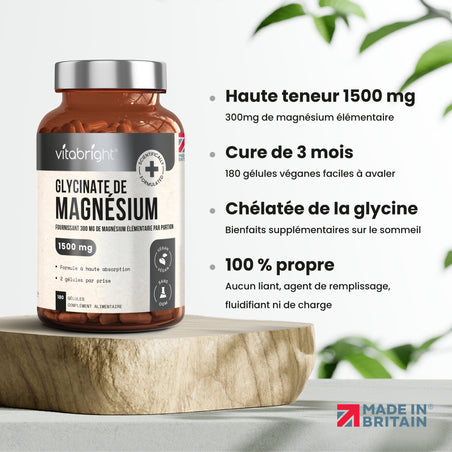 Magnésium Glycinate (Bisglycinate)