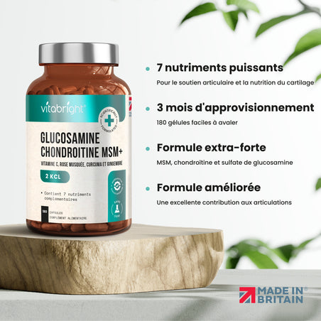 Glucosamine Chondroïtine et MSM